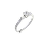 Δαχτυλιδι Μονοπετρο με Διαμαντι 0,40 Ct , F , VS1 
